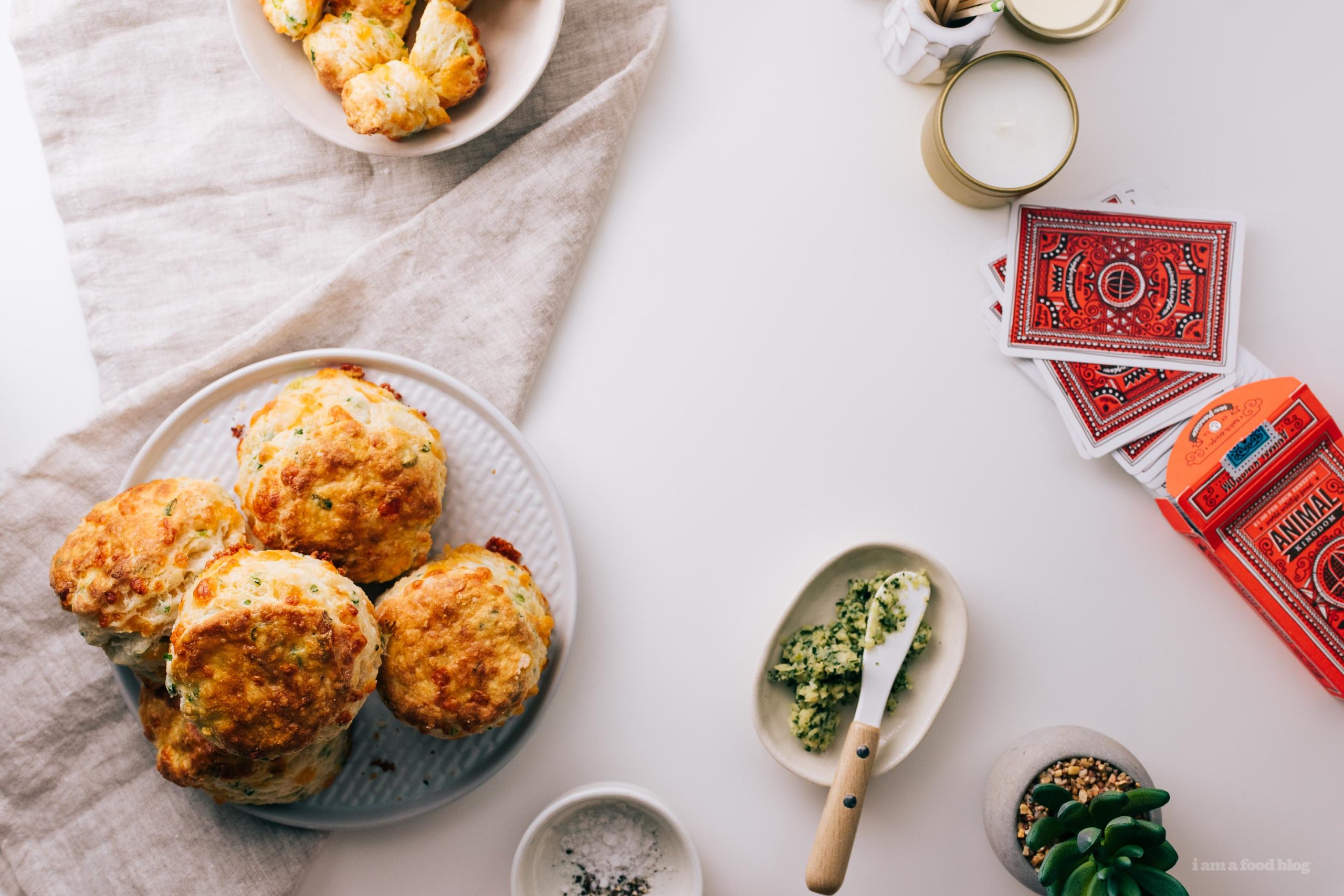 cheddar scallion biscuits | i am a food blog