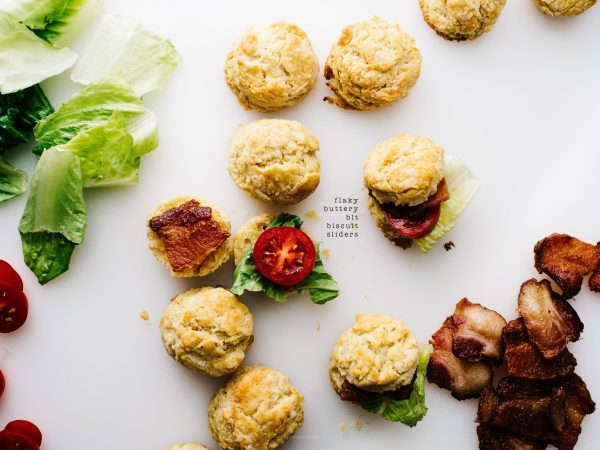 Flaky Buttery Biscuit BLT Sliders