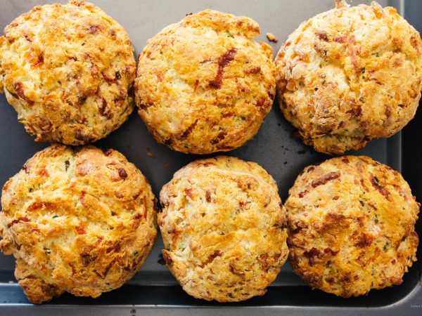 Smoked Salmon and Chive Biscuits