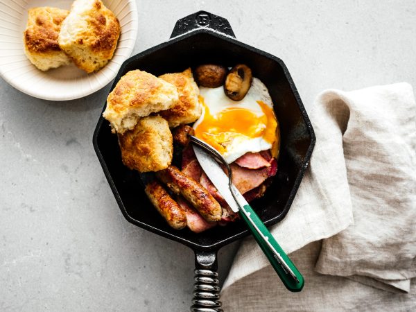 Small Batch Skillet Buttermilk Biscuits